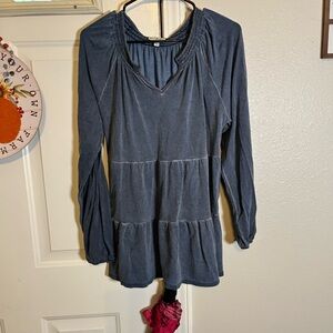 Wonderly Denim Blue Top